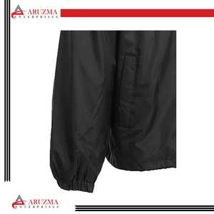 Veste coupe-vent pour homme en polyester enduit professionnel, impression de logo personnalisée, légère, imperméable et respirante - Product Image 5