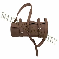 Ensemble de 9 couteaux de cuisine faits à la main avec couteaux de chef en acier Damas de 12 pouces comprenant un sac d'extérieur en cuir (SMK1095)