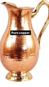 Pure king International Copper <b>Glass</b> Tumbler Cup Hammered Design for Drinking Serving Water Best High Quality Water <b>Glass</b> - Product Image 2