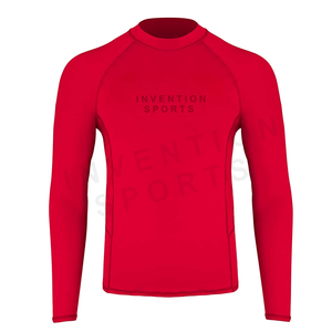 Camisetas de compresión de ajuste Atlético ligeras de color sólido de secado rápido de manga completa para hombre de la mejor calidad a la mejor venta - Product Image 1