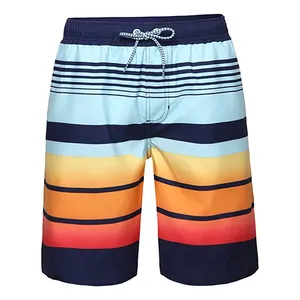 Men Board Shorts Printed Beach Trunks Muliti Styles Board Short Loose Drawstring Casual Shorts