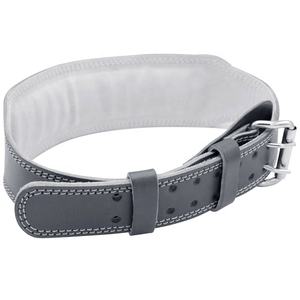 Wholesales Weightlifting Leather <b>Belt</b> Custom Foam Padded Gym <b>Belt</b> Unisex 4 Inches <b>Wide</b> Back Support <b>Belt</b> with Adjustable Buckle - Product Image 4