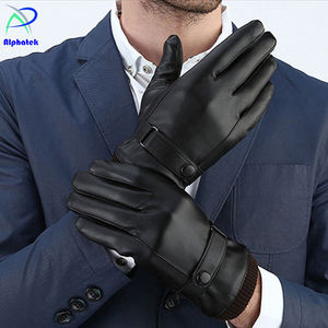 100% gants d'hiver en cuir de haute qualité importés Ski imperméable fonctionnalité d'écran tactile uni appropriée pour l'extérieur décontracté - Product Image 4