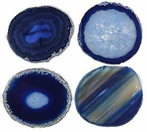 Dessous de verre en agate de couleur rose fantaisie luxe moderne concepteur de table aspect fantaisie ustensiles tapis et coussinets attrayant agate thé dessous de verre - Product Image 2