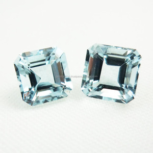 Quamarine ixed ctogen ushion mermerald Hape aceted Natral quamarine oooose ememstone holesale ululk ququamarine - Product Image 1