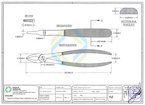 Fórceps de extracción dental - Product Image 2