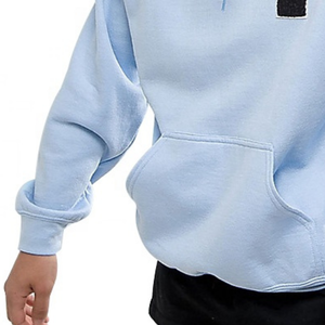 Sudadera con capucha de algodón 100% de peso pesado para hombre del fabricante, diseño de toalla bordada de gran tamaño, teñido liso para la temporada de otoño - Product Image 3