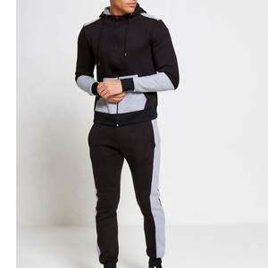 Survêtement en polaire à fermeture éclair pour homme Veste de survêtement Pantalon de jogging 2 pièces Survêtements - Product Image 3