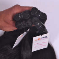 Cheveux vierges malaisiens bruts de grade 10A, double épaisseur, cuticules alignées, tissage de cheveux humains malaisiens bruts, cheveux naturels raides.