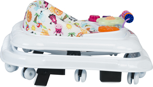 รถหัดเดินเด็กแบบพับได้ รุ่นปี 2024 คุณภาพสูง นุ่มสบาย พร้อมดนตรี ของเล่นรถเหล็ก 10 ล้อ พลาสติกพับได้ สำหรับการเรียนรู้ - Product Image 5