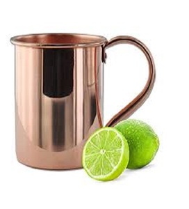Tasse en cuivre pur faite à la main, mulet de moscou, en cuivre pur, pour boisson refroidie, meilleur pour la maison et la fête - Product Image 1