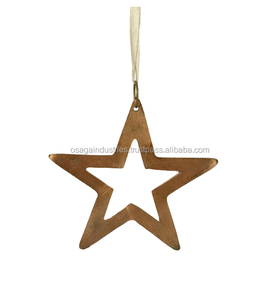 LUXURY DESIGNER SILVER and DARK PINK BEST SELLING <b>STAR</b> NEW DESIGN CHRISTMAS <b>HANGING</b> ORNAMENT CHRISTMAS TREE DECORATION - Product Image 3