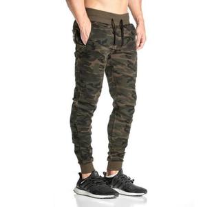 Camuflaje personalizado en blanco de talla grande para hombre entrenamiento gimnasio desgaste entrenamiento Joggers Pantalones negro para hombre Fitness pantalones de chándal - Product Image 2