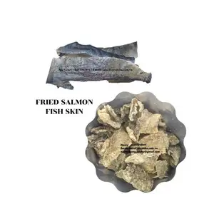 Lanches de pele de salmão frita do vietnã/salão crispy peixe de alta qualidade
