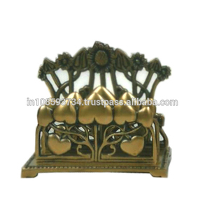 Vente en gros de dessus de table de bureau porte-cartes de visite décoratif en métal prix le plus bas porte-enveloppe de courrier mural en métal - Product Image 3