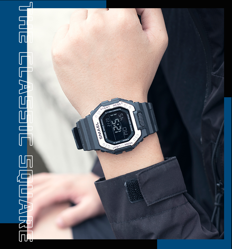 Best selling digital watch for kids colorful SMAEL 8059 fashion water resistance sport watch children