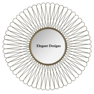 กระจกโลหะติดผนังทำด้วยมือสุดคลาสสิกสุดหรูกระจกติดผนังปรับแต่งบ้านรูปทรงตามต้องการ - Product Image 6