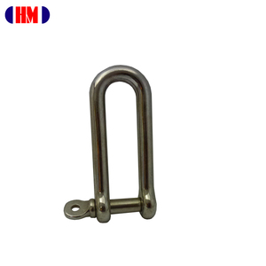 Grillete Tipo D Largo de Acero Inoxidable de Grado Marino SS9101 para Aplicaciones de Aparejos, Amarre y Elevación - Product Image 1