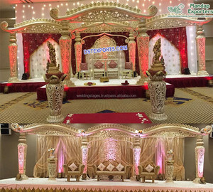 Mandap de boda de elefante Tusk, de diseñador, para el maletero, boda, India, Singapur - Product Image 3