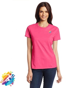 Camiseta Casual de Verano 2026 para Mujer, Cuello Redondo y Manga Corta, Venta al Por Mayor - Product Image 1