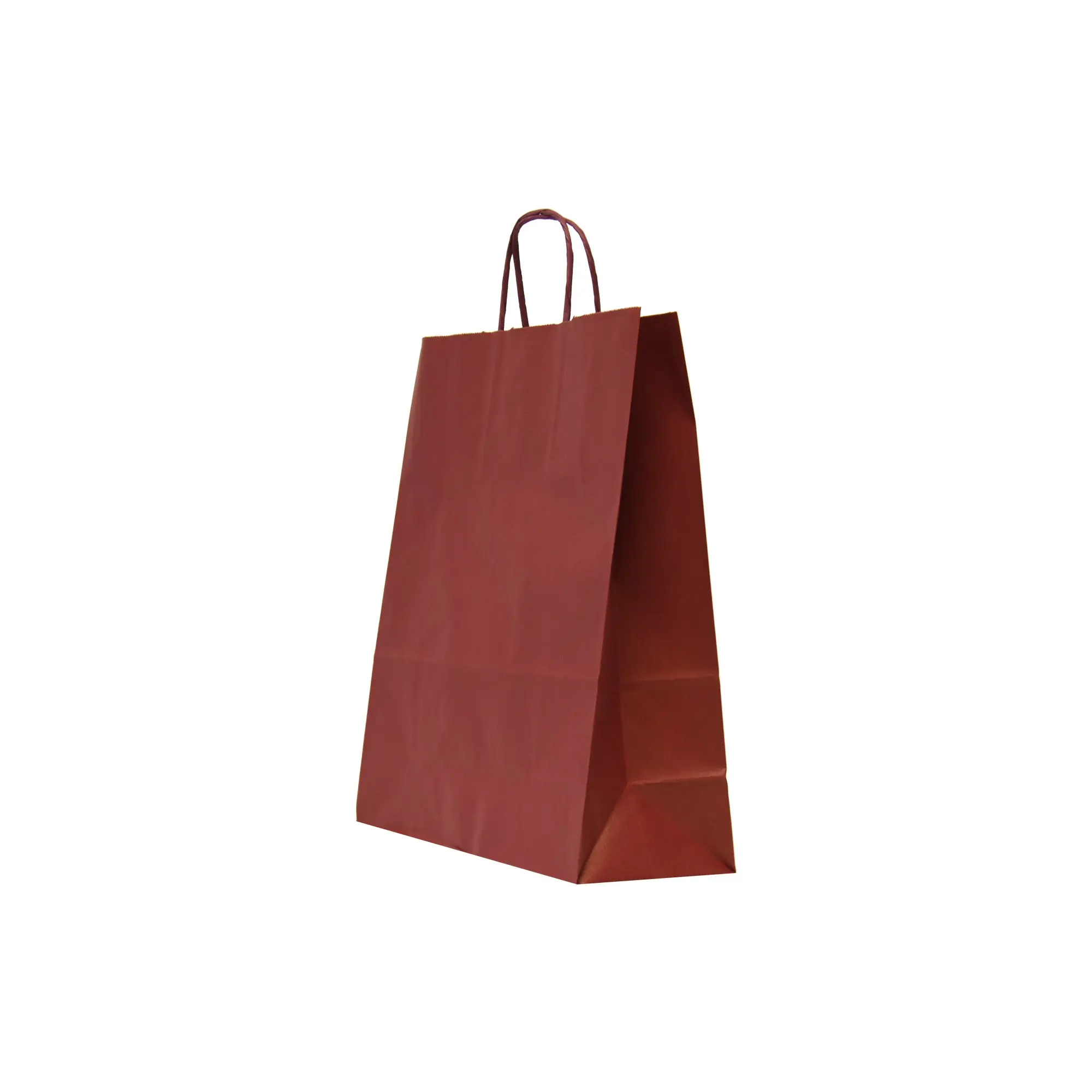 Meilleure vente sac en papier avec poignée torsadée Offre Spéciale sacs en papier avec votre propre Logo couleur et Design sacs d'épicerie