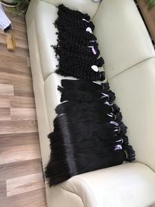 ช่อผมมนุษย์บริสุทธิ์จากเวียดนาม12A เรียงเป็นเส้นๆแบบไม่ผ่านการทำสารเคมีสองชั้น - Product Image 6