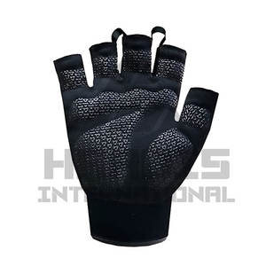 ถุงมือยกน้ำหนักออกกำลังกายผู้ชายมีสไตล์ใหม่พร้อมสายรัดข้อมือระบายอากาศได้ถุงมือออกกำลังกายในยิม - Product Image 1