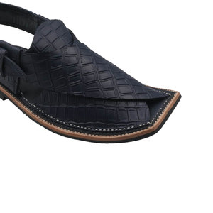 Men's Traditional Style Summer Cowhide Leather Sandals Comfortable Casual Peshawari Chappal Double <b>Sole</b> Breathable Outdoor Type - Product Image 5