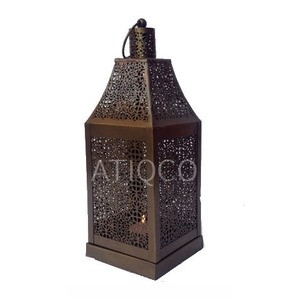 Lanterne indienne en métal de conceptions uniques de grande vente - Product Image 6