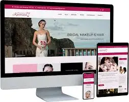 Профессиональный веб-сайт для свадебного макияжа, компания для разработки и дизайна | Разработка веб-сайта для салона макияжа
