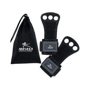 Protector de mano gimnástico para levantamiento de pesas, Palma de cuero para Fitness, con envoltura para muñeca - Product Image 1