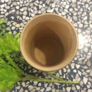 Natural color bamboo cup, food-safe bamboo cup for export, best selling cup - Product Image 1