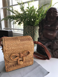 Nouveau design en rotin sac à main Rectangle sac de paille, sac de paille - Product Image 5