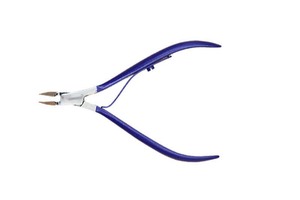 Pince à cuticules en acier inoxydable de couleur noire professionnelle pince à ongles durable Double doigts à ressort soins personnels de haute qualité - Product Image 5
