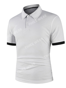 Camiseta Polo Personalizada para Hombre, Estilo Europeo de Alta Calidad, Manga Corta, Secado Rápido, Talla XL, Estampado Color Block, Alta Visibilidad - Product Image 6