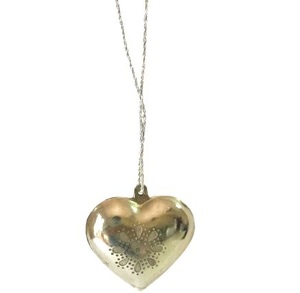 METAL <b>SMALL</b> HEART NICKLE LATEST DESIGN CHRISTMAS DECORATION HANGING <b>ORNAMENT</b> HIGH QUALITY CHRISTMAS - Product Image 1