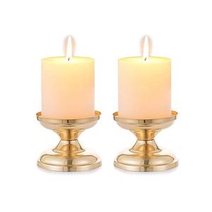 Juego de diferentes tamaños de seis portavelas en metal y portavelas de cristal para accesorios de decoración de boda - Product Image 6