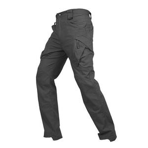 Pantalons de haute qualité pour hommes, grande taille multi-poches Cargo pantalons décontractés OEM brodés à la taille moyenne - Product Image 5