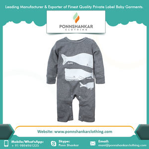 Pelele de algodón orgánico para bebé, Pelele de alta calidad con Etiqueta Privada, para niñas pequeñas, de fábrica con certificado GOTS personalizado - Product Image 6