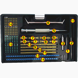 Kit de placa de bloqueo ortopédica para veterinaria, 1,6mm, animales pequeños de Farhan, productos y Co - Product Image 1