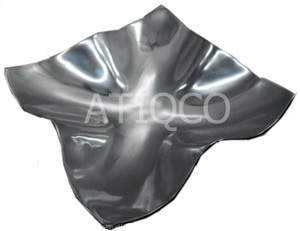 Bol à bonbons moderne et élégant miroir polonais aluminium métal plateau de service bol à fruits et légumes vaisselle élégante décoration de table - Product Image 2