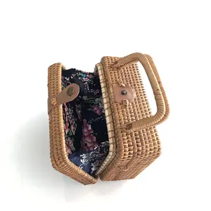 Großhandel umwelt freundliche Handtaschen Einzigartige Mode Rattan Tasche aus Vietnam Bester Lieferant Kontaktieren Sie uns zum besten Preis