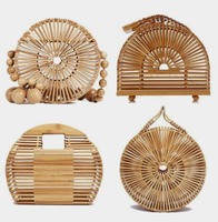 Sac à main en bambou tissé à la main, pour femmes, sac en paille, Vintage, du Vietnam, meilleur fournisseur
