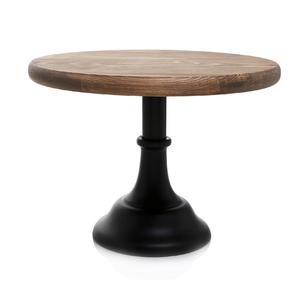 Soporte de pastel de madera hecho a mano de dos niveles de lujo, soporte de mesa de diseñador, soporte de pastel elegante, última llegada, soporte de pastel decorativo al por mayor - Product Image 3