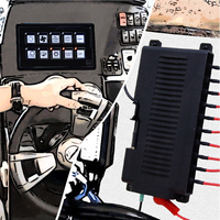 Momentané programmable bateau panneau de commutateur de bouton