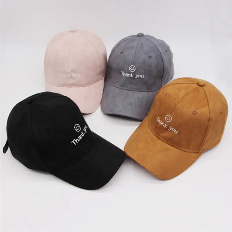 Baseball Cap Cheap Baseball Hats Most Popular Suede Customize 6-panel Hat Embroidered Curved Visor 100% Suede Adult Unisex 50pcs