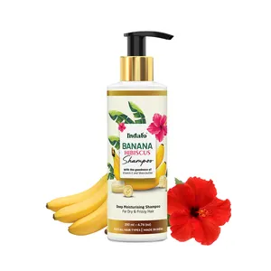 High Quality INDALO Hibiscus Banana Hair Shampoo Manufacturer India Best Selling Products