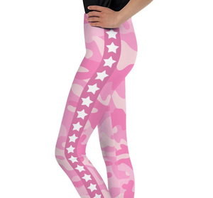 Sublimated Women's Gym Wear Leggings Customized Design Casual Women's Leggings - Product Image 4