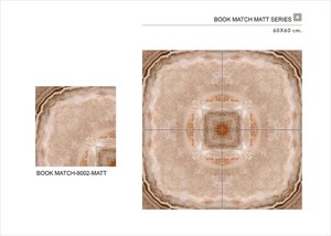 Modern European Style 600x600mm Anti-Slip Ceramic <b>Matt</b> <b>Floor</b> Tiles Antibacterial and Firebrick for Hotel Room Decor - Product Image 2