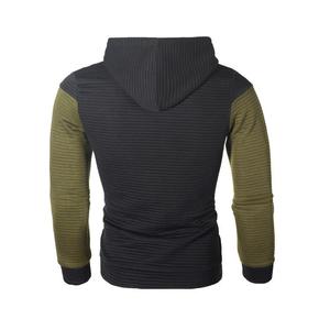 Sweat à capuche en coton imprimé Hip Pop d'hiver pour hommes Streetwear vente en gros avec motif solide et techniques de teinture unie - Product Image 5